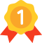 1位